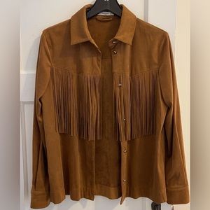 Mango Faux Suede Jacket Size XS